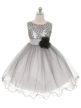 Silver ☀ Gray Flower Girl Dresses ...